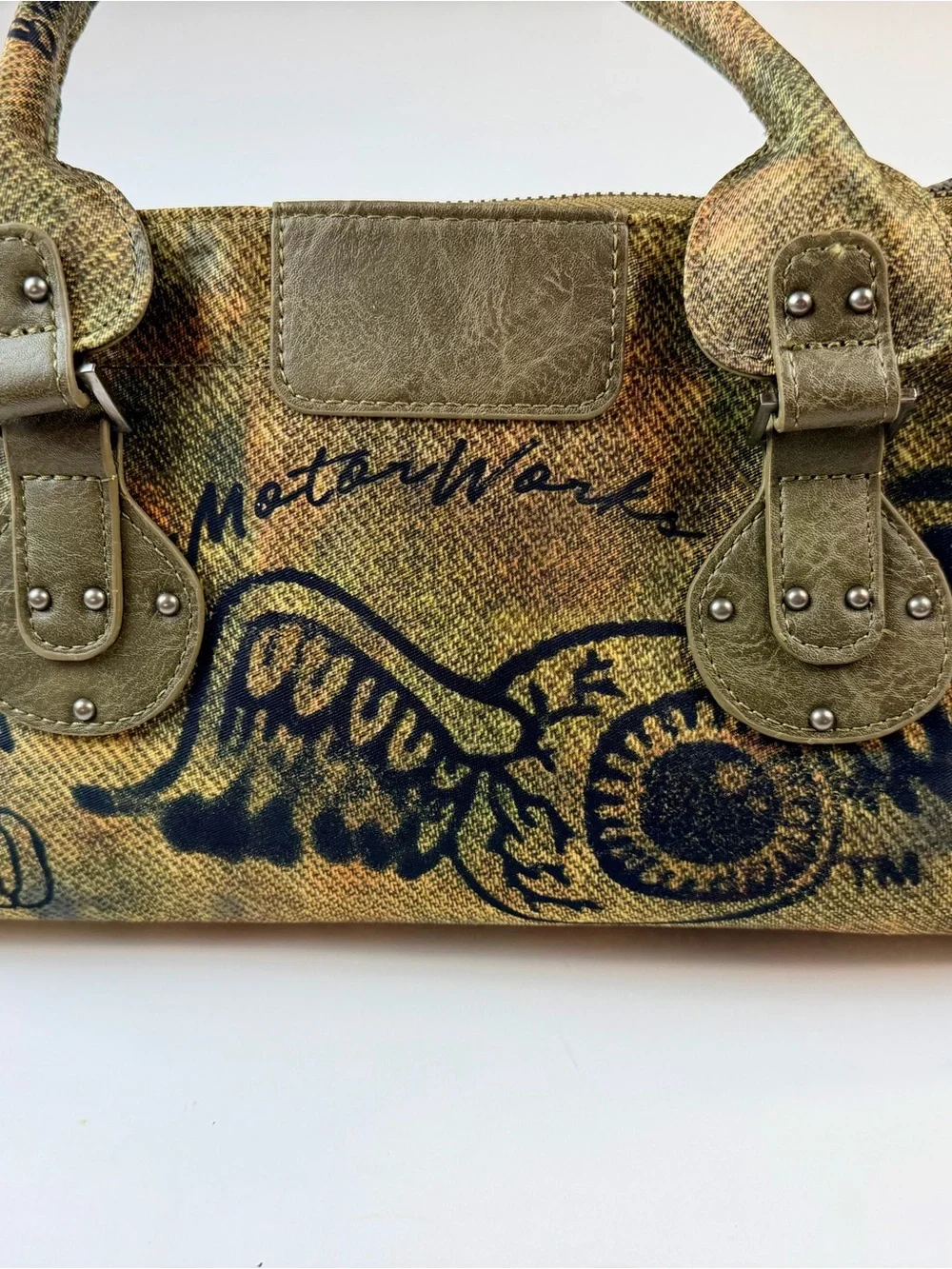 Von Dutch Bree Satchel handbag NWT Y2K